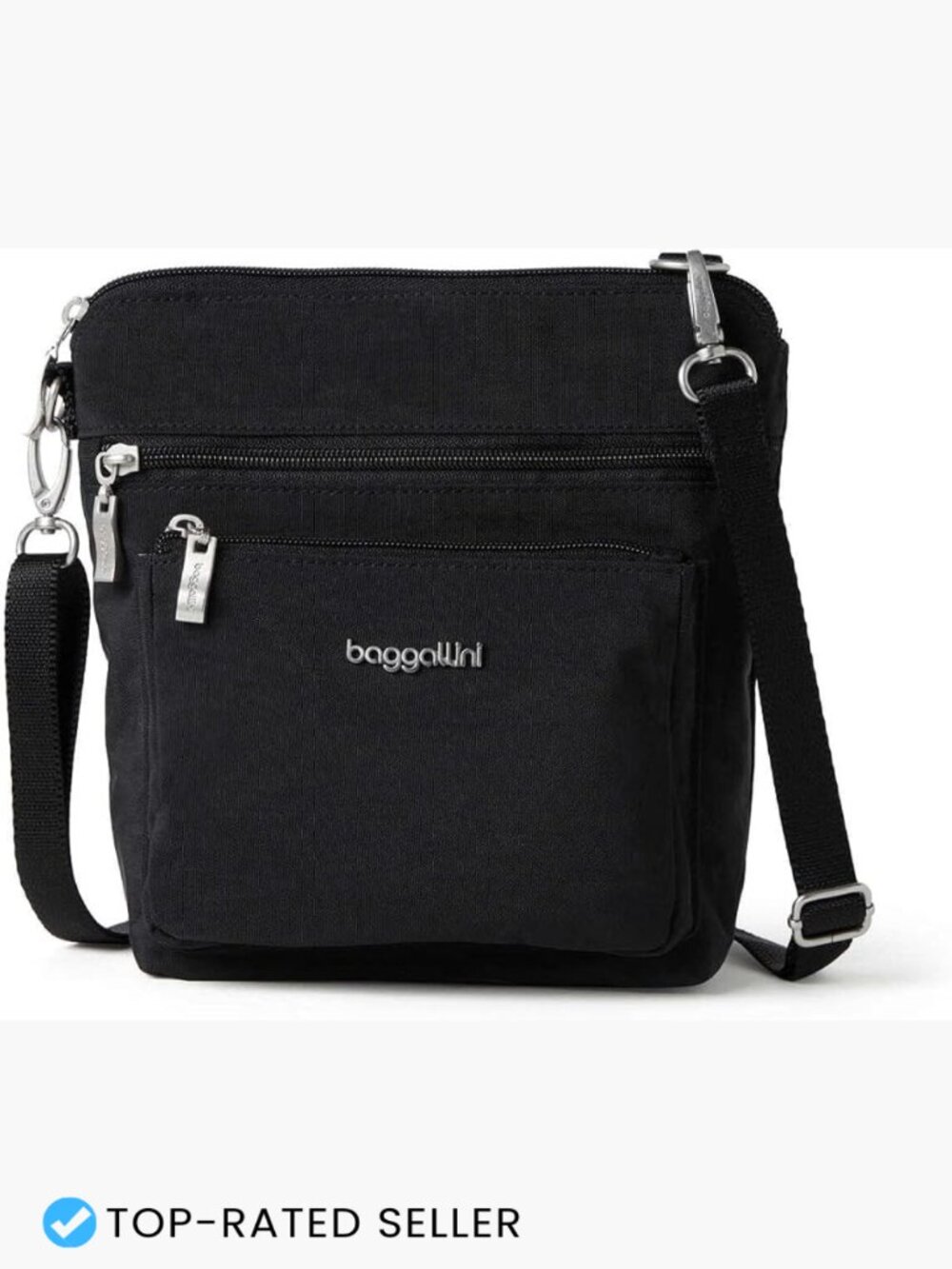 Modern Pocket Crossbody Bag Lightweight Water Resistant RFID Adjustable Strap